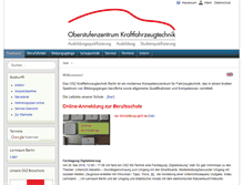 Tablet Screenshot of osz-kfz.de